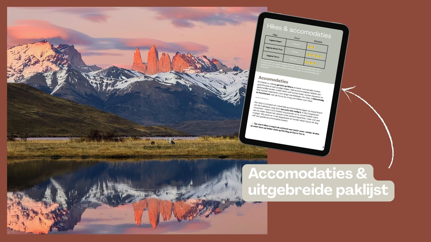 #1 Reisplan Patagonië